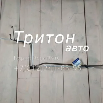Трубка тормозной системы (цилиндр-тройник) с трубкой сцепления HD72, HD78 Hyundai-Kia